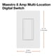 thumbnail image 5 of Interruptor digital Lutron MA-S8AM-BR de un polo, 8 A, color marrón, 5 of 5