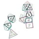 thumbnail image 2 of Dados de metal, juego de dados de metal de 7 piezas Juego de dados poliédricos Juego de dados Durabilidad probada en el tiempo, 2 of 5