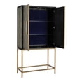 thumbnail image 4 of Moe's Home Mako Solid Wood Bar Cabinet in Gray, 4 of 7
