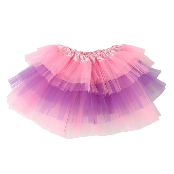 EnJoCho Tulle A-Line Dress Little Girls 4th of July Tutu Skirt for Girls Independence Day Tutu Tulle Skirt Red White Star Tutu Patriotic Dress