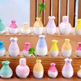 thumbnail image 6 of Clearance Desktop Ornament under $1,9Pcs Mini Miniature Vase Little Buddies Resin Bud Vases For Flowers Plants Floral Decor Vintage Collectible Vases Vintage Porcelain, 6 of 7