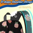 thumbnail image 5 of Pioneer Flower Floral Print Pattern 17" School Backpacks for Teens,Waterproof Oxford Fabric,S-Shape Padded Straps for School,Travel,Hiking,Camping, 5 of 5