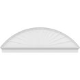 thumbnail image 3 of Ekena Millwork 82"W x 27-3/8"H x 2-3/4"P Segment Arch Sunburst Architectural Grade PVC Combination Pediment, 3 of 7