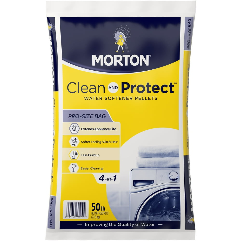 Morton® Clean and Protect™ Water Softener Pellets 50 lb Bag Walmart