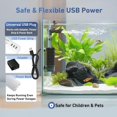 thumbnail image 2 of Filtro USB para acuario AQQA, 3 W DC, 5 V, triple filtración, 26 galones, 2 of 7