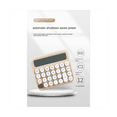 thumbnail image 2 of 12 Digits Mechanical Switch Calculator Large LCD Display Desktop Button Financial Beige, 2 of 8