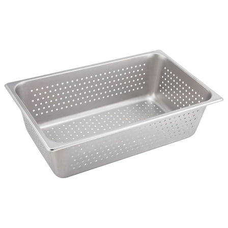 Full Size Perforated Steam Table/Hotel Pan, 6" Deep Standard (Perforated)