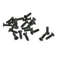 thumbnail image 5 of Uxcell M2 x 7mm / 0.28" Phillips Screws Fastener Black Zinc Plated 350 Pack, 5 of 5
