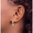 thumbnail image 3 of 14K Yellow Gold 14Ky True Origin Lab Grown Diamond Vs/Si, D E F, Bloom Fashion Dangle Earr (22.92 X 6.09) Made In India em6341b-038-yld, 3 of 5