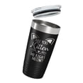 thumbnail image 3 of Are You Kitten Me Right Meow Tumbler Travel Mug Insulated Laser Engraved Coffee Cup Funny Cat Lover Gift 20 oz Black, 3 of 5