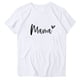 thumbnail image 1 of Camisetas de Manga Corta para las Mujeres Impreso Cuello Redondo Suelto Camiseta, Casual Cuatro Estaciones Blusa para el Hogar, 1 of 4