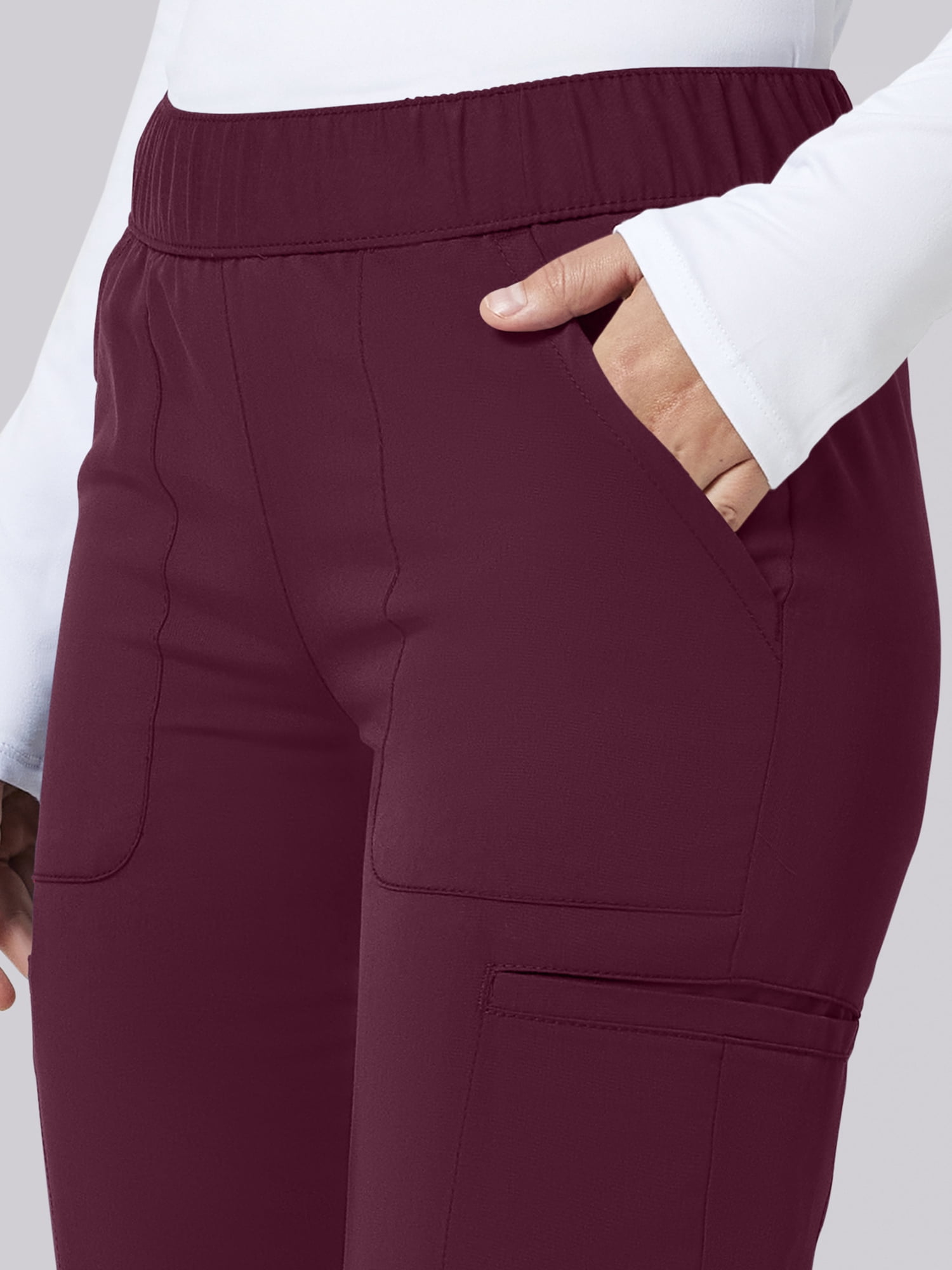 Scrubstar Ultimate Women’s Antimicrobial Cargo Jogger Scrub Pant, Sizes XS–3XL