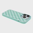 thumbnail image 4 of Caseco iPhone 15 Pro Case With Mag-Safe - Green Checkerboard, 4 of 5