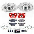 thumbnail image 2 of PowerStop Rear Z23 Evolution Sport Brake Pad and Rotor Kit with Red Powder Coated Calipers Fits: LINCOLN Select Models KC6559B, 2 of 7