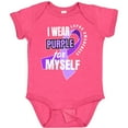 thumbnail image 3 of Inktastic I Wear Purple For Myself Lupus Awareness Boys or Girls Baby Bodysuit, 3 of 5