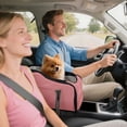 thumbnail image 4 of Pet Booster Seat for Cars, Portable Dog Car Seat with Harness, Sturdy Travel Vehicle Pet Bed for Small Dogs, Easy to Clean, 4 of 9
