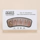 thumbnail image 4 of Gold Press on Nails Short Almond Fake Nails 3D Gold Carved Ripple Line Design, 4 of 5