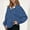 Blue, variant on Women's Polka Dot Sweatshirt Half Zip V Neck Pullover Casual Long Sleeve Shirts Winter Fleece Warm Sweatshirts Tops Pink XXL