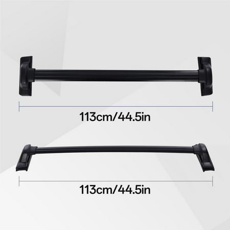 ZHON Car Top Roof Rack Cargo Carrier Car Roof Storage Car Luggage Rack Car Roof Rack Car Roof Organizer Roof Rack Bar Car Roof Rails Heavy-Duty For Suitcase Skiing Board Fishing Rod Kayak Canoe fun