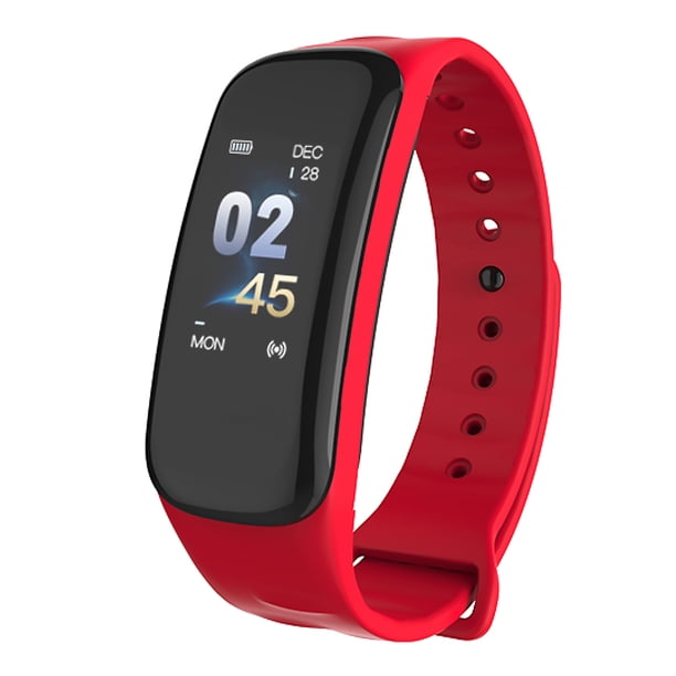 Mirar IP67 Pulsera inteligente Reloj de rastreador de ejercicios para hombres y mujeres con frecuencia cardíaca Presión arterial Oxígeno sanguíneo Contador de pasos Contador de calorías Moni 1 1