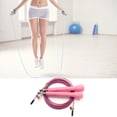 thumbnail image 4 of fastboy Speed Skipping Wire Rope Indoor Outdoor Jumping Rope Weight Loss Exercise Home Gym Workout Tool, Pink, 4 of 9