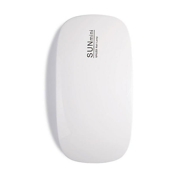 Mini lámpara de fototerapia plegable para secado de esmalte de uñas, lámpara LED para uñas, color blanco, 1 unidad