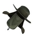 thumbnail image 3 of Sun Protection Hat Fishing Hats Nylon Mens Sun Hat Fast Drying Waterproof Nylon Breathable Mesh Detachable Veil Sun Protection Hat For Outdoor Fishing Camping, 3 of 8
