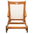 thumbnail image 6 of Safavieh Kamson Adult Wood Adjustable Outdoor Chaise Lounges Natural Brown, 6 of 13