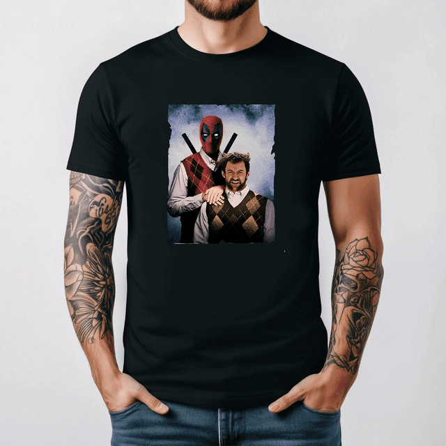 Hot Deadpool And Wolverine Step Brothers T-Shirt