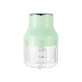 thumbnail image 1 of Mini de ajo eléctrica multifuncional, mini de ajo eléctrica portátil, fácil limpieza para verduras, frutas, nueces, pimienta, ceboll 250ml verde Baoblaze Cortador de ajo eléctrico, 1 of 7