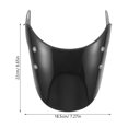 thumbnail image 2 of Raindrops Accesorio Para Motocicleta Parabrisas Universal En Plástico Negro Con Protección Contra Polvo, 2 of 8