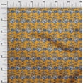 thumbnail image 2 of oneOone Coton Bio Popeline Sergé Feuilles & Imprimé Floral Bloc 1 Yard 42 Inch Wide, 2 of 4