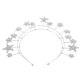 thumbnail image 3 of Diadema de estrella, diadema de novia, tocado de boda, accesorio para el cabello de estrella para mujeres y niñas, 3 of 5