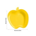 thumbnail image 3 of Fesfesfes Assiettes de Souper Réutilisables, Vaisselle pour Repas Intérieurs et Extérieurs, Sorties de Camping avec Base Antidérapante en Silicone de Qualité Alimentaire 3,35 X 3,15 Pouces Jaune, 3 of 5
