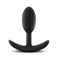 thumbnail image 5 of Blush Anal Adventures Platinum Silicone Vibra Slim Plug Small - Black, 5 of 8