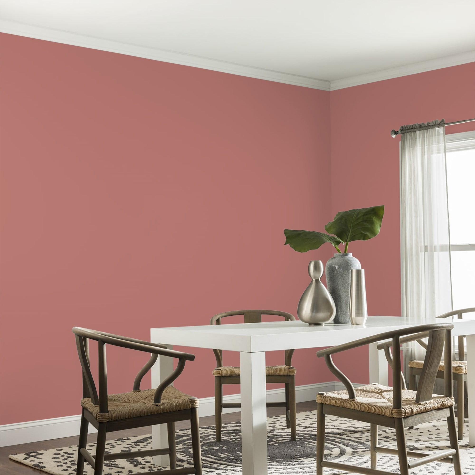 Glidden HEP Earth Rose / Red, Eggshell Interior Paint with Primer, 1 Quart