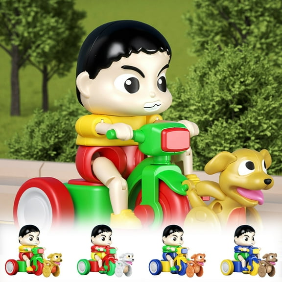 Msgweeeg Toys for Boys 3-5 Gift for 8 Year Old Girl Race Car Children's Power Dog Walking Tricycle Toy Mobile Crawling Dog Walking Boy Simulation Soothing Tool Birthday Gift