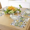 thumbnail image 4 of Ambesonne Word Search Game Place Mats Set of 4, Zoo Theme, Standard Size, Multicolor, 4 of 6