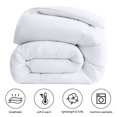 thumbnail image 6 of Sleepdown Queen Comforter Set, White Queen Bed Comforter Set for All Seasons, Soft Breathable Bedding Queen Size Comforter Sets, Lightweight Reversible White Comforter Set Queen Size & 2 Pillow Shams, 6 of 10