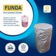thumbnail image 2 of Funda para Lavadora Redonda Múltiples Tamaños Cubierta de Lavadora Circular Protector para Lavadora Redonda - 15kg 16kg - 24tarpp (61 X 92 CM), 2 of 7