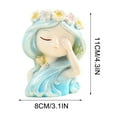 thumbnail image 3 of Uxgjfwu Girl Figurine Planter Decorative Flower Pot for Succulents Home Office Desk Shelf Decor Indoor Garden Gift, 3 of 6