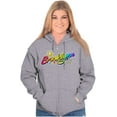 thumbnail image 3 of XOMG POP Brooklynn Sunshine Star Women Plus Size Zipper Hoodie Brisco Brands 2X, 3 of 5