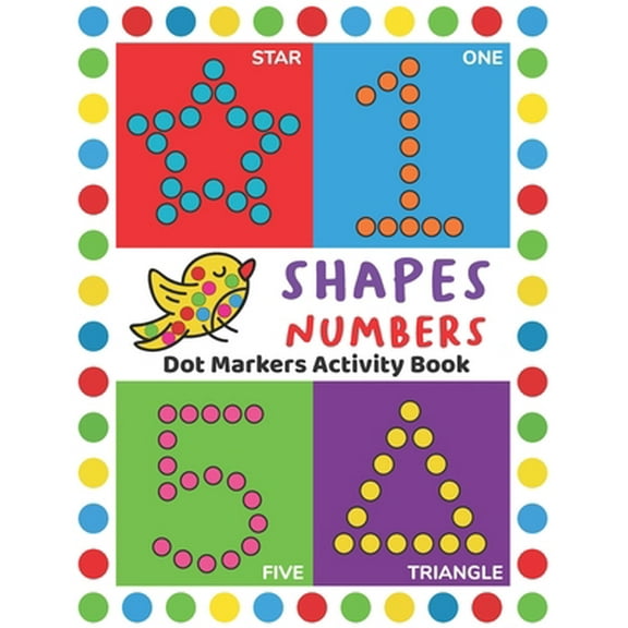 Pre-Owned Dot Markers Activity Book: Easy Guided BIG DOTS Do a dot page a day Giant, Large, Jumbo and Cute USA Art Paint Daubers Kids Activity Book Gift Fo (Paperback) 1671504976 9781671504974