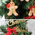 thumbnail image 3 of 12 Pcs Gingerbread Man Christmas Tree Hanging Pendant Xmas Tree Decor Ornament, 3 of 7
