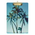 thumbnail image 6 of ALAZA Plastic Clipboard A4 Letter Size Decorative Clipboards for Students Women Men 9" x 12.5" Summer Palm Tree, 6 of 6
