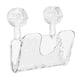 thumbnail image 5 of Organizador de tapas de ollas, soporte simple para tapas de sartenes para puerta de armario de cocina de pared Claro, 5 of 9