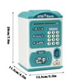 thumbnail image 3 of Kids Electronic Piggy Bank, Mini ATM Piggy Bank for Real Money, Piggy Bank for Boys Girls Toy, Auto Scroll Paper Money Saving Box with Face & Fingerprint Recognition, Password, Lock, 3 of 6