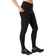 thumbnail image 3 of Terry Coolweather Cycling Padded Tights for Women - Regular 29 inch Inseam Thermal Pants, 3 of 8