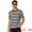 Black White, variant on DARING DIVA Men's Striped Short Sleeve Crew Neck Casual Stripes T Shirt S Black White