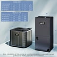 thumbnail image 3 of Costway 3 Ton 19 SEER2 Central Air Conditioner Heat Pump System with Air Handler Unit, 3 of 10